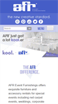 Mobile Screenshot of afrevents.com